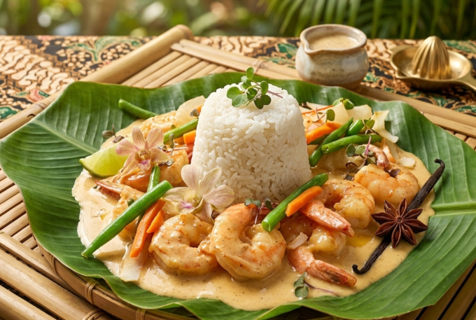 CREVETTES SAUCE VANILLE