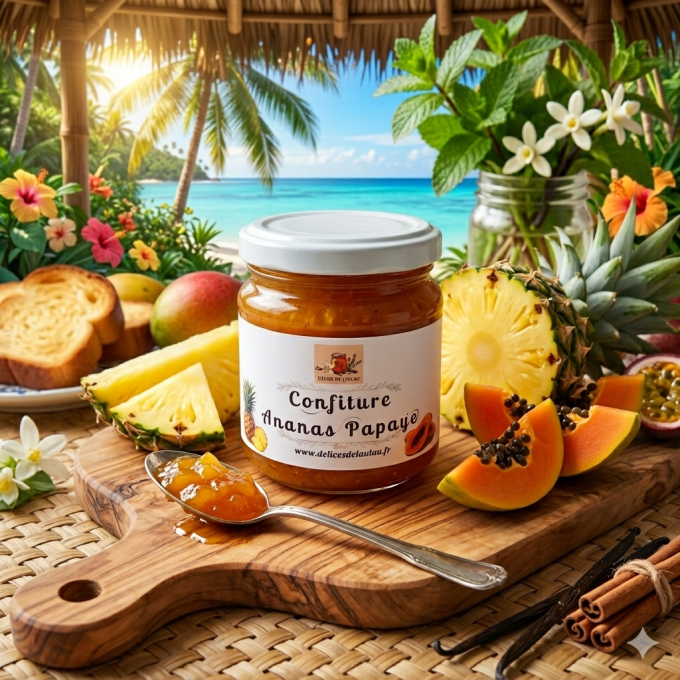 Confiture Ananas Papaye 