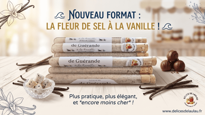 Fleur de sel à la vanille de Nouvelle-Calédonie 