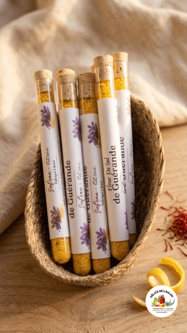 ​Fleur de Sel de Guérande au Safran & Citron