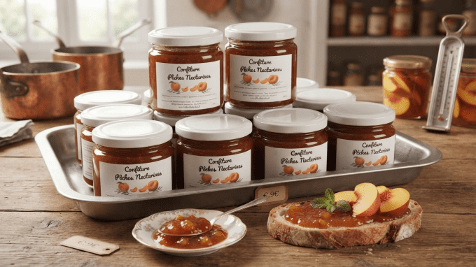 Confiture Pêche Nectarine 