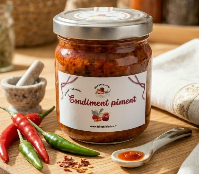 Condiment au piment breton artisanal