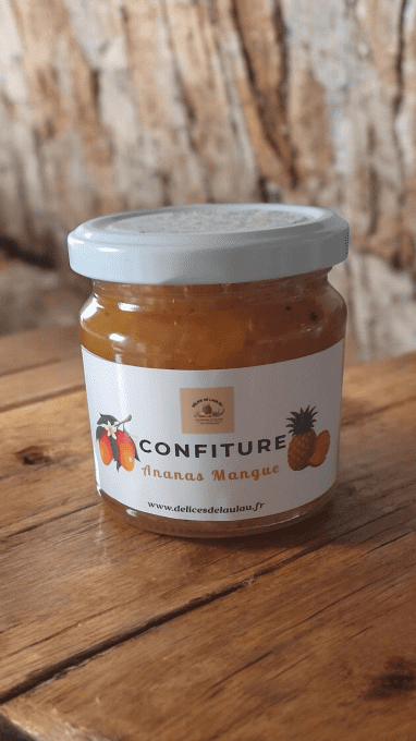 Confiture ananas mangue 