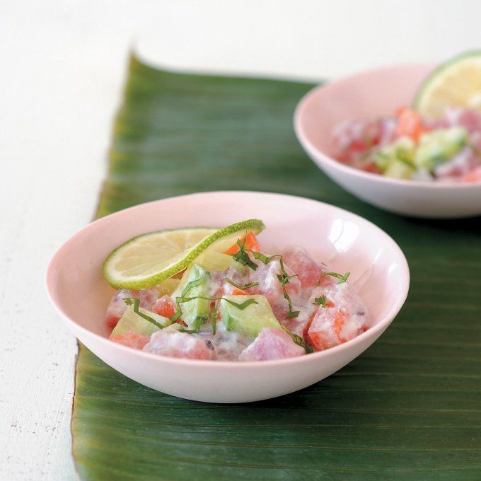 Salade de Poisson Cru Calédonienne 