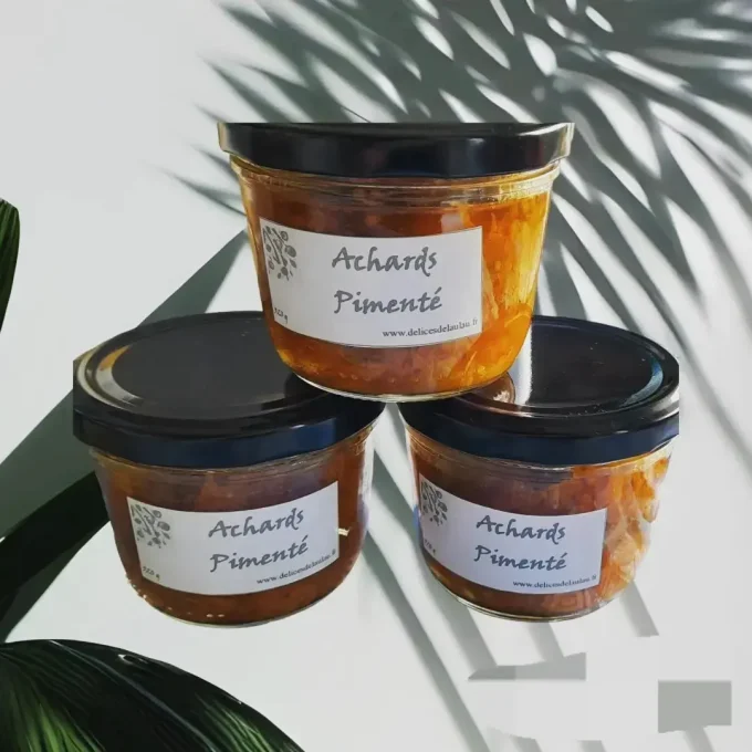 Achards curry rouge