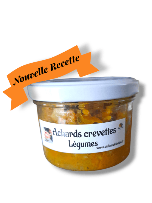 Achards crevettes légumes 
