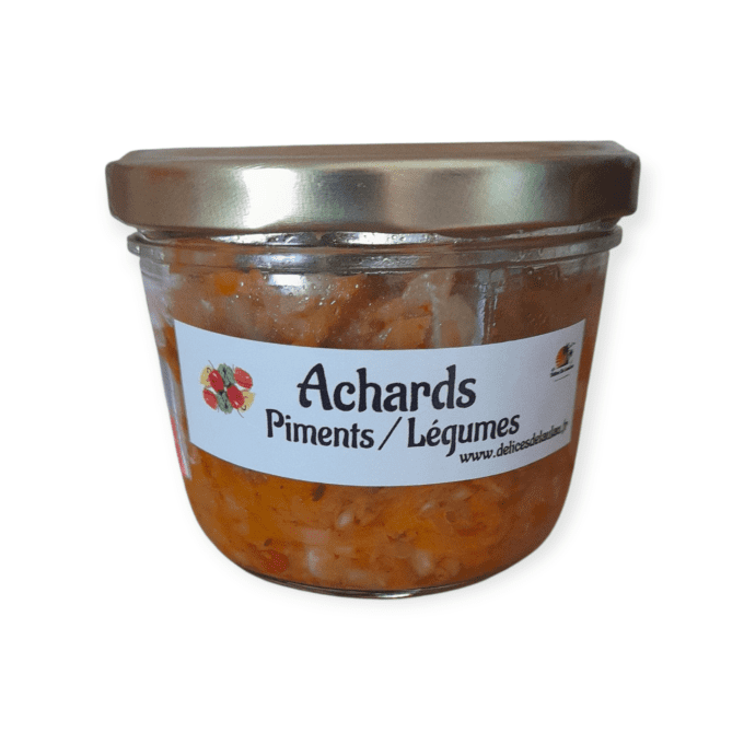 achards légumes et piments 