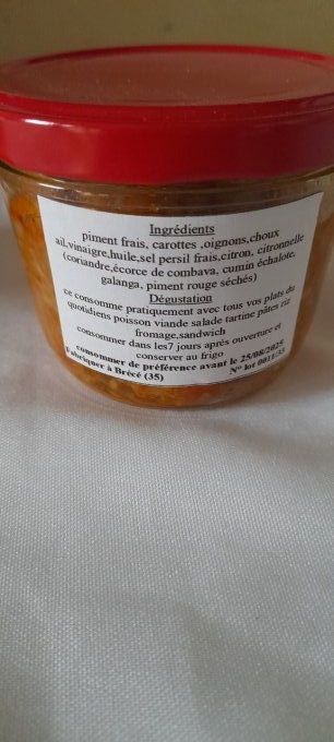 achards légumes et piments 