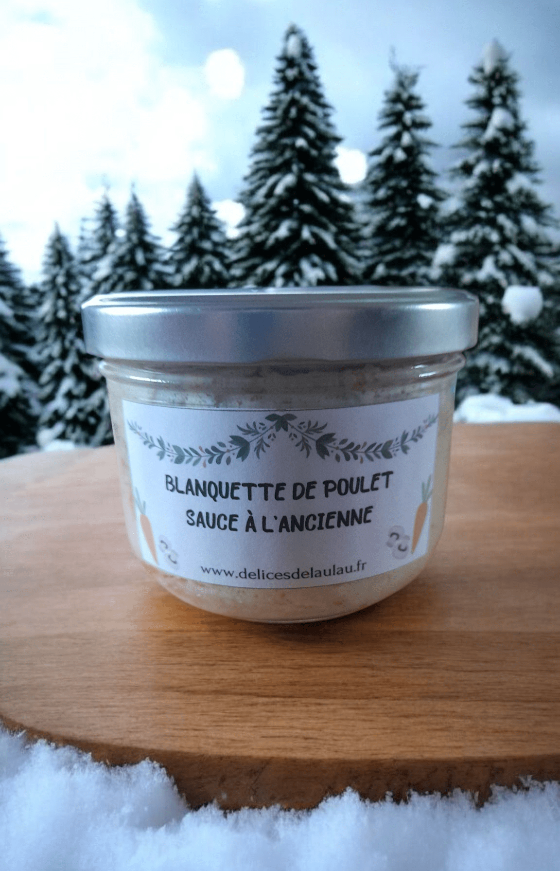 Blanquette de poulet sauce à l'ancienne 